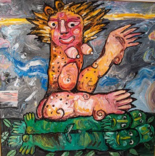 Фантастичното творчество на Ставри Калинов в изложбата Post Mortem